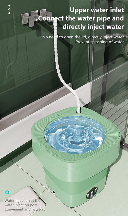 Portable Foldable Mini Washing Machine With Dryer