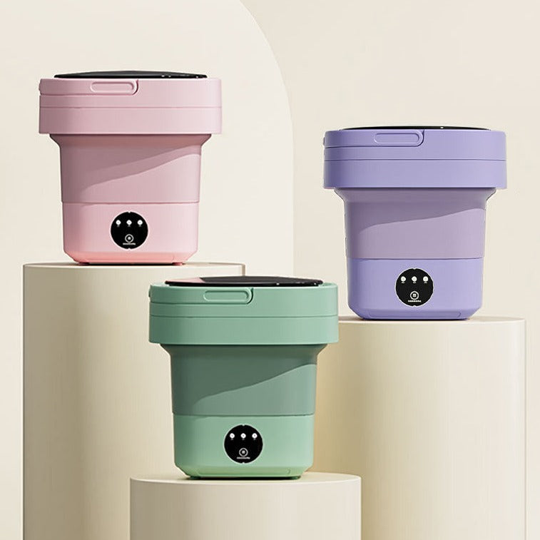Portable Foldable Mini Washing Machine With Dryer