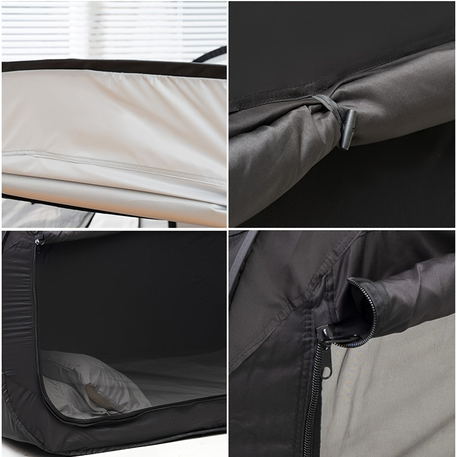 Portable Foldable Tent Bed with Mosquito Net Indoor Outdoor Sleeping Shelter Lightweight Camping Bed