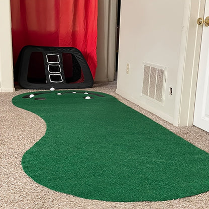 Portable Golf Putting Mat Indoor Outdoor Practice Training Green