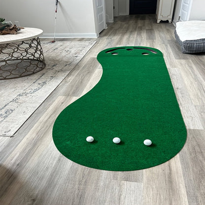 Portable Golf Putting Mat Indoor Outdoor Practice Training Green