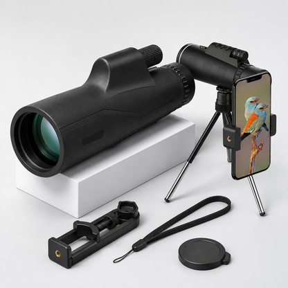 Portable High Resolution Telescope with Tripod for Stargazing