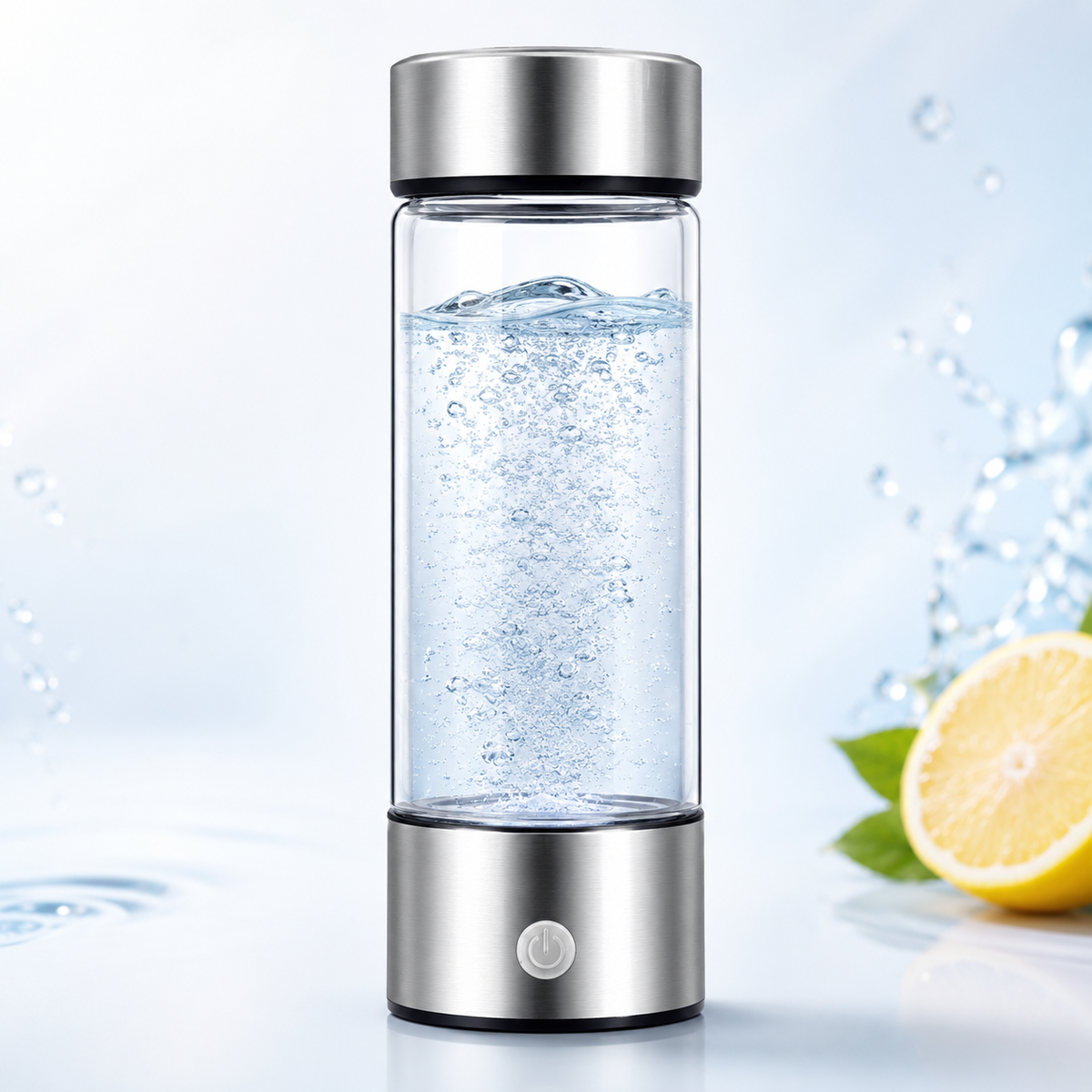 Portable Hydrogen Water Bottle with One Button Operation