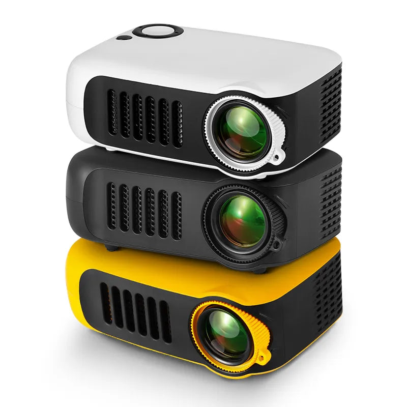 Portable Mini Projector Home Cinema Video Beamer Compact HD Movie Entertainment Device