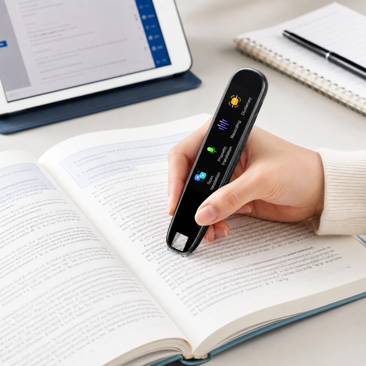 Portable OCR Text Scanning and Translation Pen