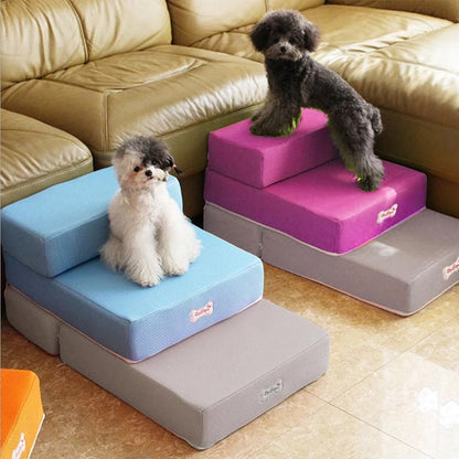 Portable Pet Stairs Two Step Sofa Ramp For Small Dogs Cats