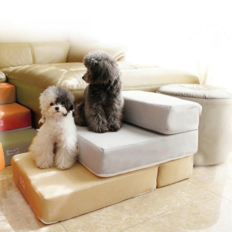 Portable Pet Stairs Two Step Sofa Ramp For Small Dogs Cats