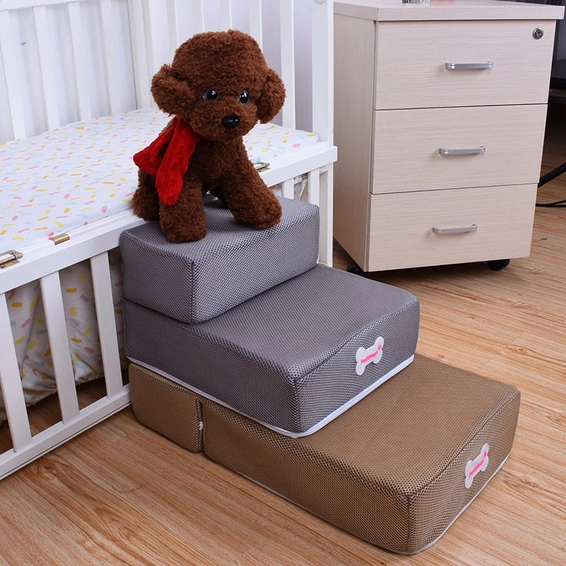 Portable Pet Stairs Two Step Sofa Ramp For Small Dogs Cats