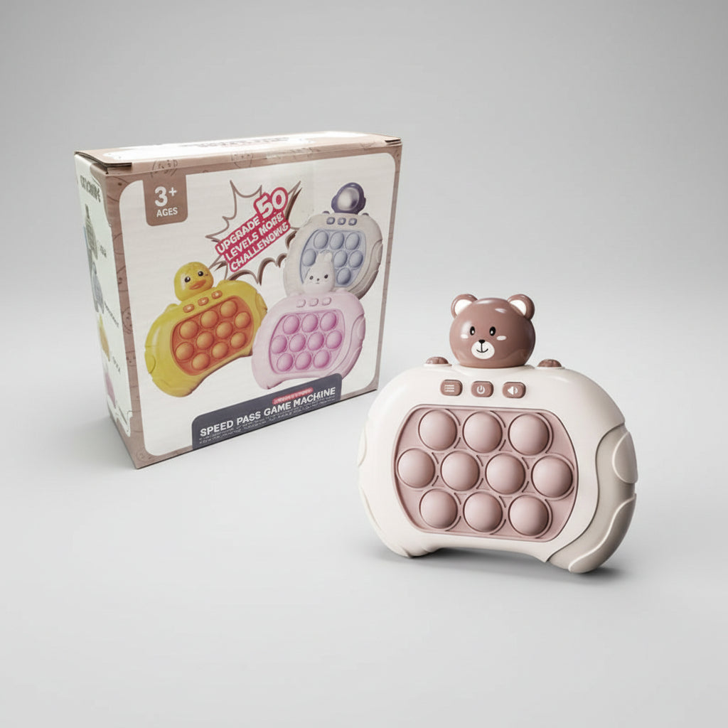 Portable Pop It Reflex Game Console Toy