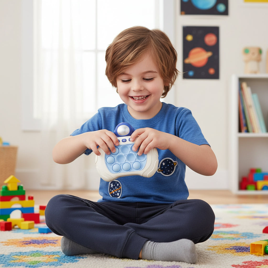 Portable Pop It Reflex Game Console Toy