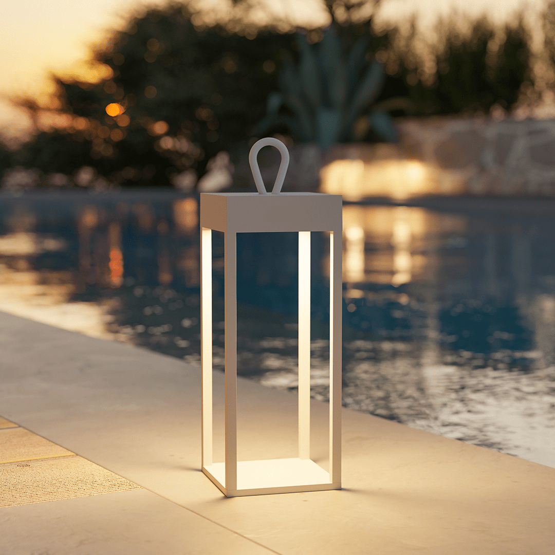 Portable Rechargeable LED Table Lamp Touch Dimming for Indoor Outdoor Use