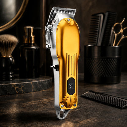 Powerful Hair and Beard Trimmer with Sharp Blades for Skin Fades
