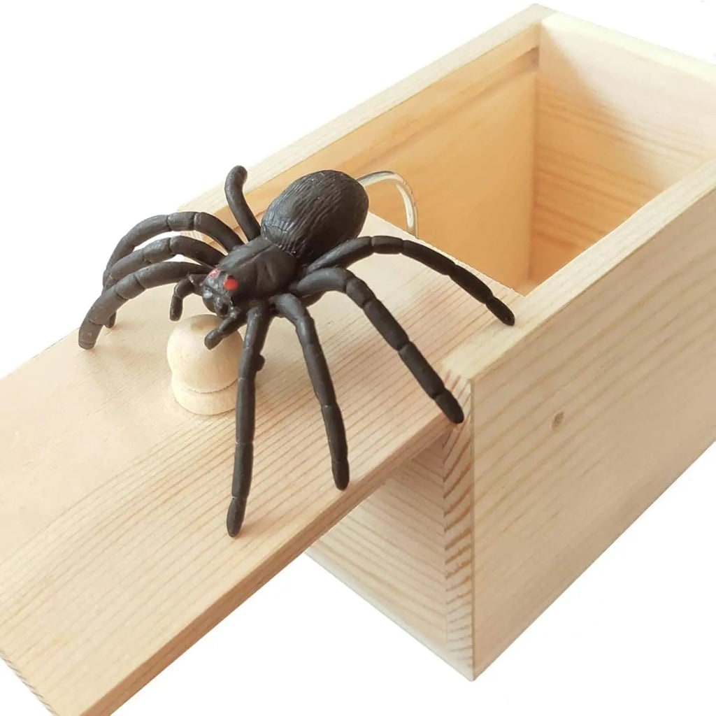 Prank Spider Box Halloween Trick Toy Surprise Party Decoration