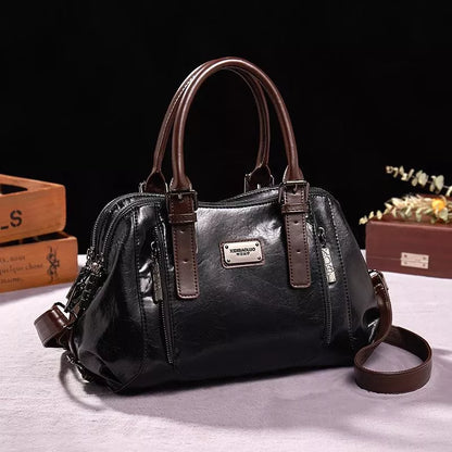 Premium Leather Crossbody Handbag for Everyday Use