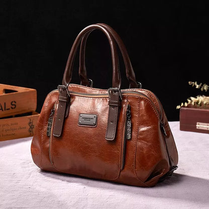 Premium Leather Crossbody Handbag for Everyday Use