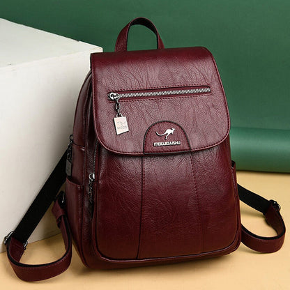 Premium Leather Women's Backpack for Everyday Use
