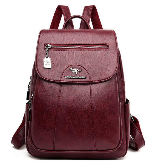 Premium Leather Women's Backpack for Everyday Use
