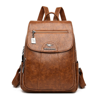 Premium Leather Women's Backpack for Everyday Use