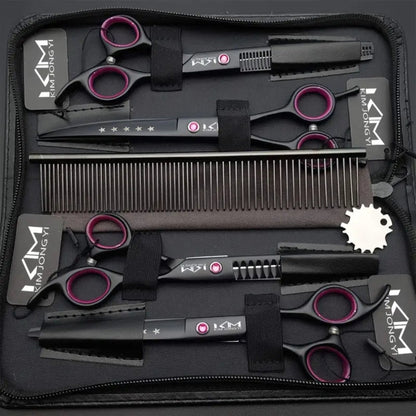 Professional Dog Grooming Scissors Pet Trimming Shears Set