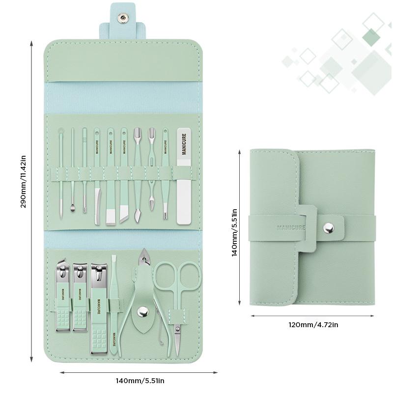 Professional Manicure and Pedicure Nail Care Kit Set