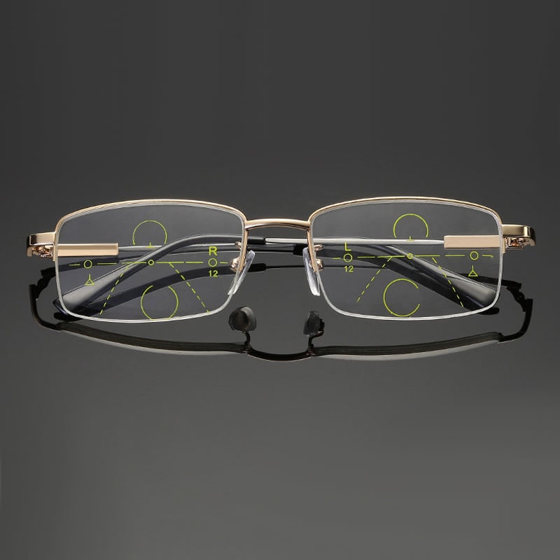 Progressive Reading Glasses Blue Light Photochromic Lenses