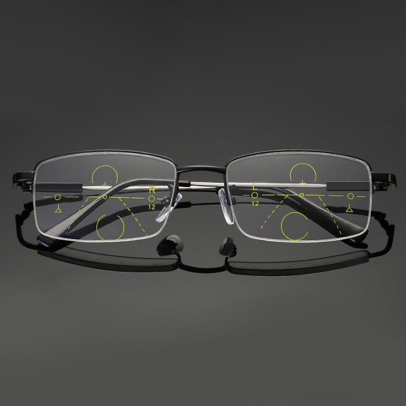 Progressive Reading Glasses Blue Light Photochromic Lenses
