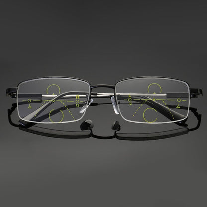 Progressive Reading Glasses Blue Light Photochromic Lenses