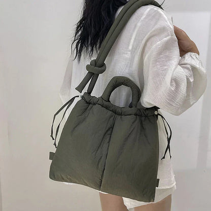 Puffer Handbag Large Capacity Quilted Shoulder Crossbody Bag
