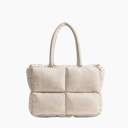 Puffer Shoulder Bag for Women Lightweight Everyday Handbag