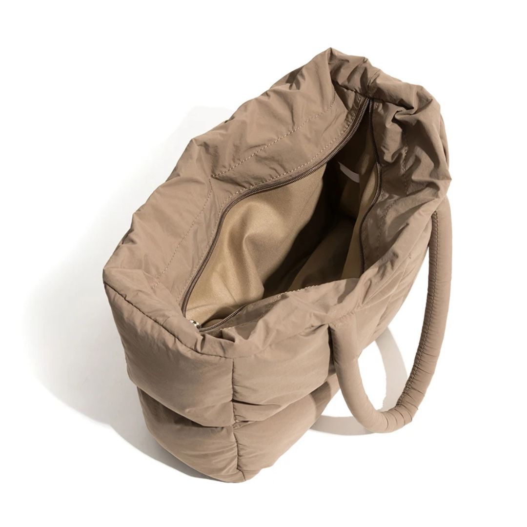 Puffer Shoulder Bag for Women Lightweight Everyday Handbag