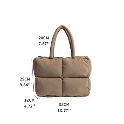 Puffer Shoulder Bag for Women Lightweight Everyday Handbag