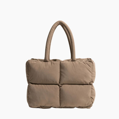 Puffer Shoulder Bag for Women Lightweight Everyday Handbag
