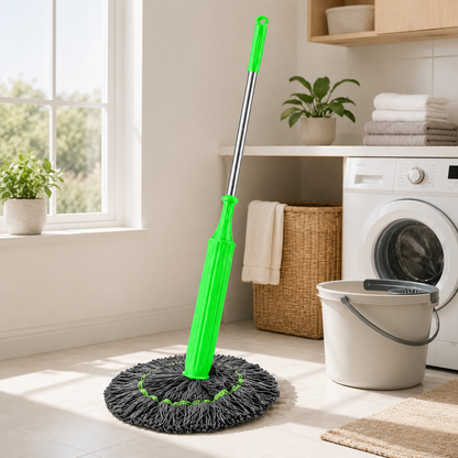 Quick-Dry 2-in-1 Floor Mop with Dehydrating Design for Efficient Home Cleaning