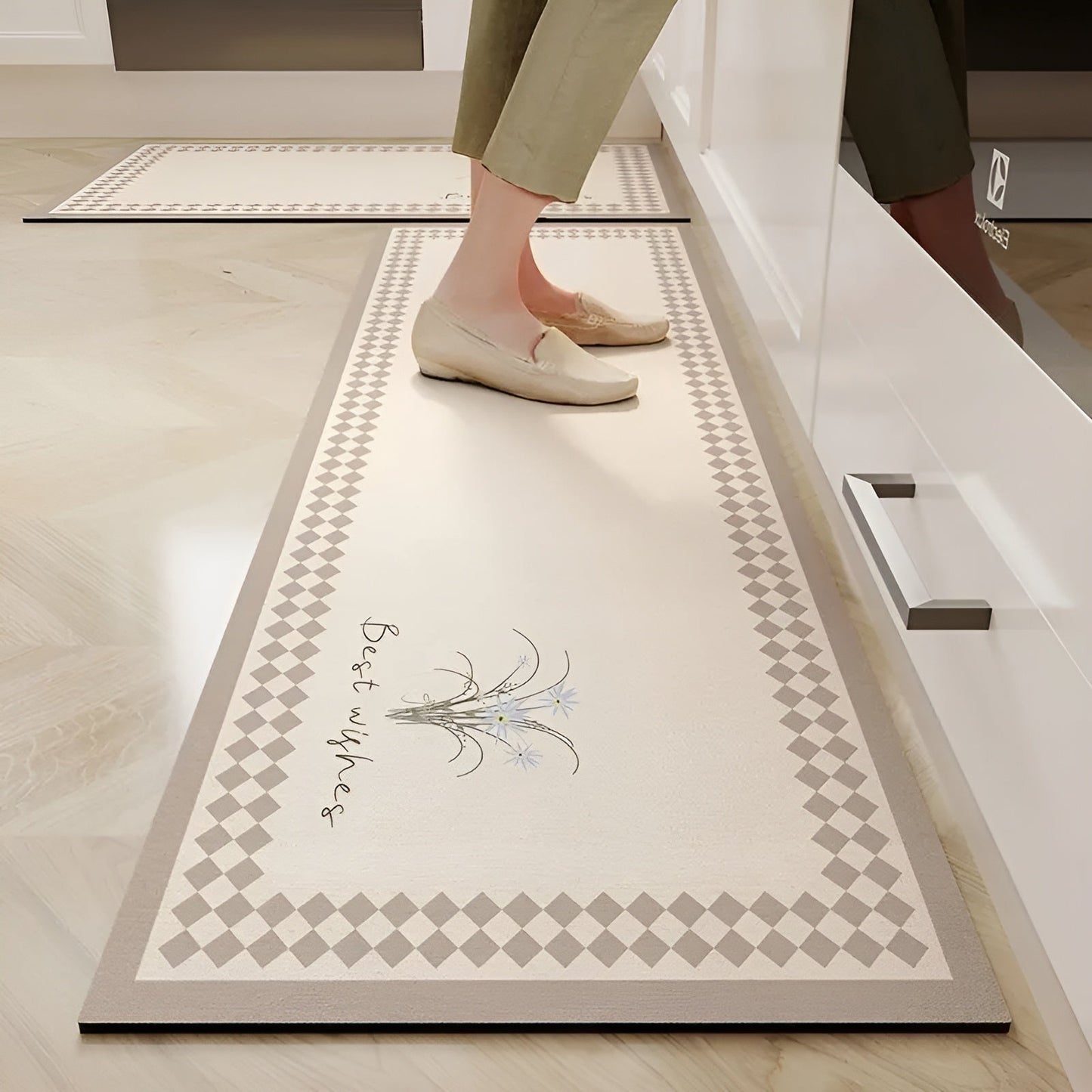 Quick Dry Kitchen Floor Mat Anti Slip Super Absorbent Comfort Rug