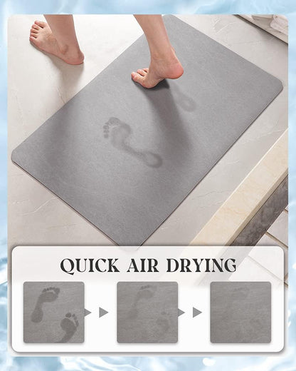 Quick Dry Non Slip Bath Mat Absorbent Bathroom Rug