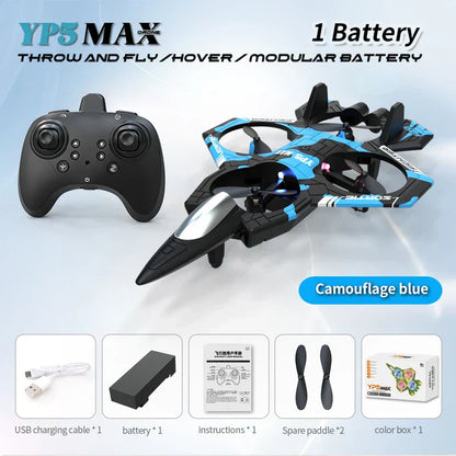 RC Foam Glider Plane LED Gyroscope Remote Control Aircraft Toy