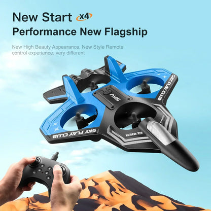 RC Foam Glider Plane LED Gyroscope Remote Control Aircraft Toy
