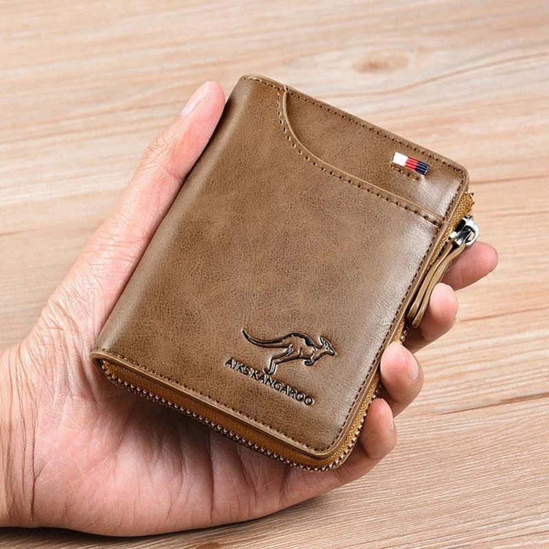 RFID Blocking Leather Wallet with Card Protection