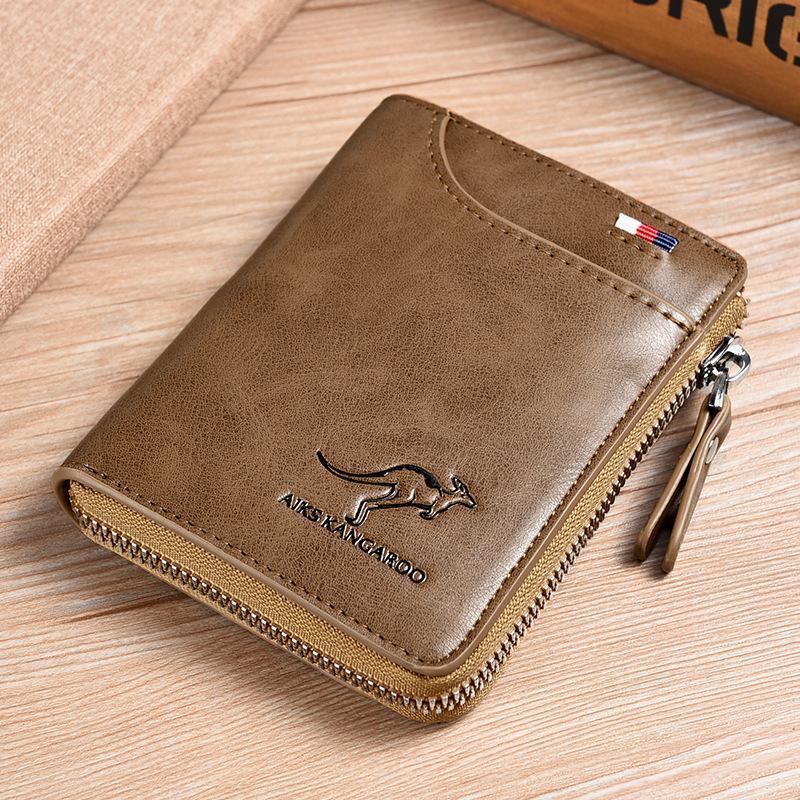 RFID Blocking Leather Wallet with Card Protection