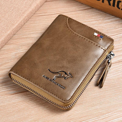 RFID Blocking Leather Wallet with Card Protection