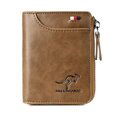 RFID Blocking Leather Wallet with Card Protection