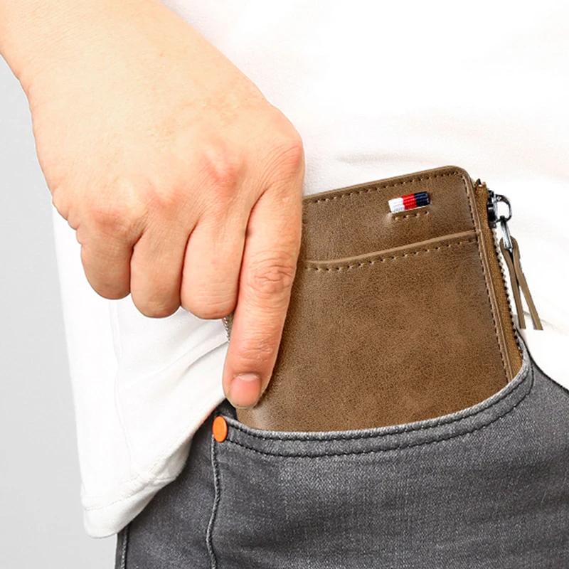 RFID Blocking Leather Wallet with Card Protection