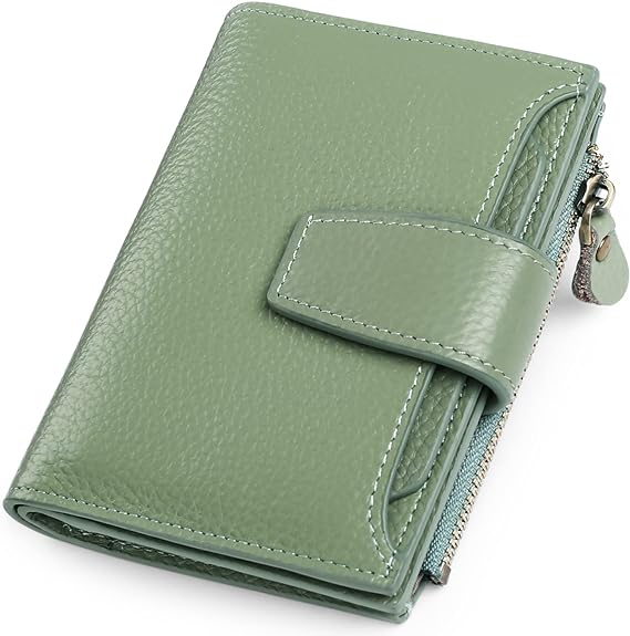 RFID Blocking Wallet Compact Card Holder Coin Purse