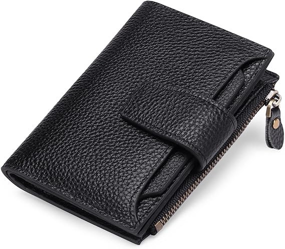 RFID Blocking Wallet Compact Card Holder Coin Purse