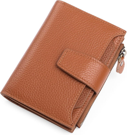 RFID Blocking Wallet Compact Card Holder Coin Purse