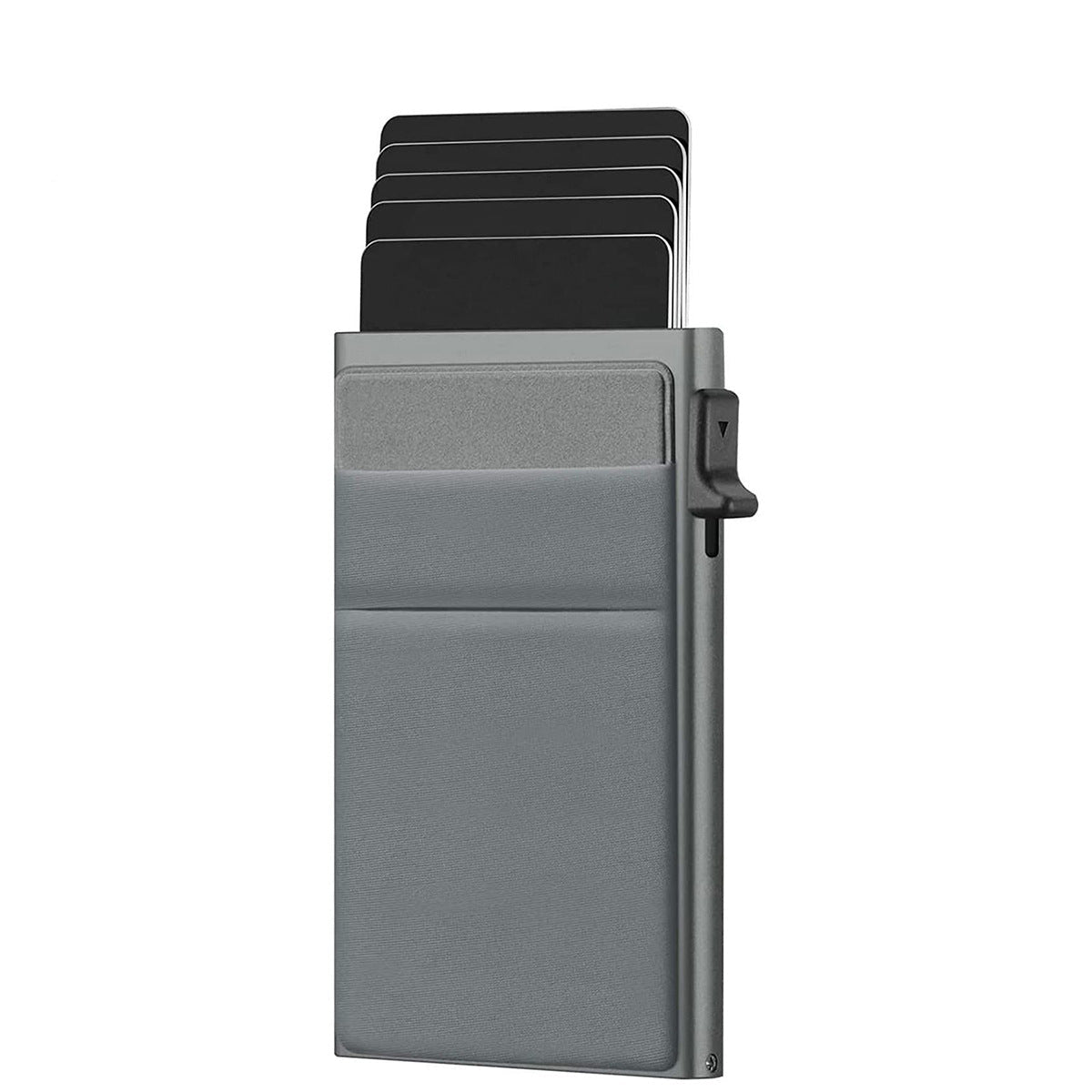 RFID Credit Card Holder Slim Mini Metal Wallet for Men