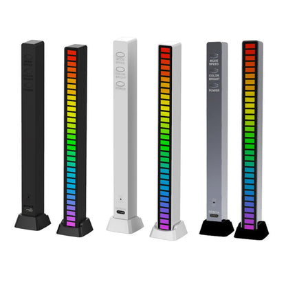 RGB Sound Reactive Light Bar USB Rechargeable Music LED Light