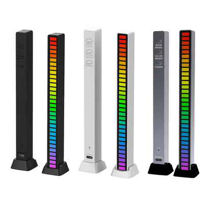 RGB Sound Reactive Light Bar USB Rechargeable Music LED Light