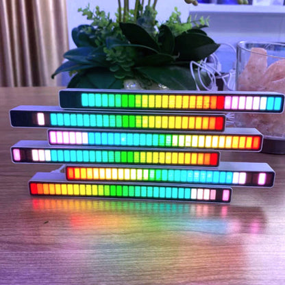 RGB Sound Reactive Light Bar USB Rechargeable Music LED Light