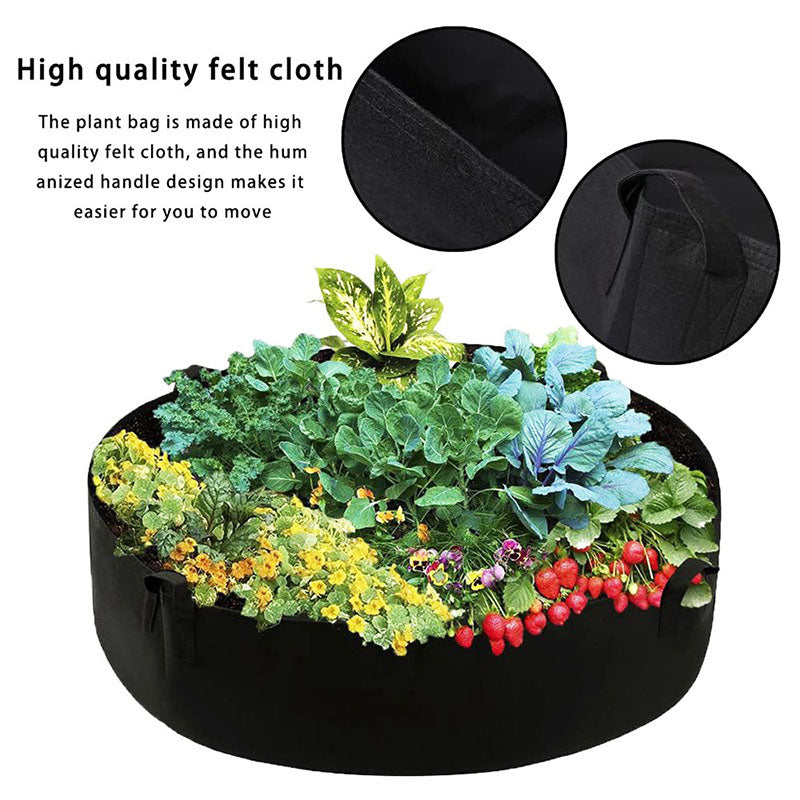 Raised Garden Bed Planter Fabric Grow Bed Vegetable Planting Container Outdoor